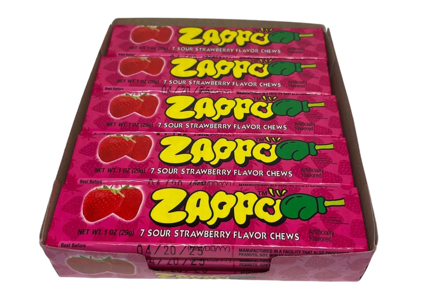 Zappo Sour Strawberry Chews