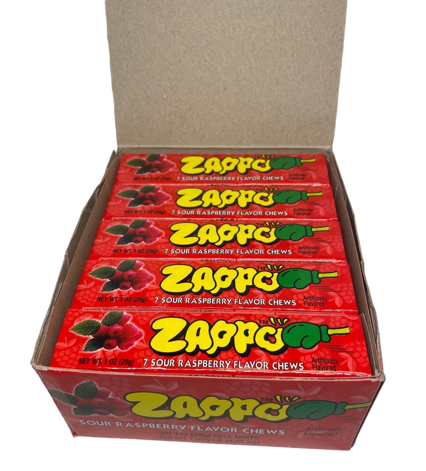 Zappo Sour Raspberry Chews