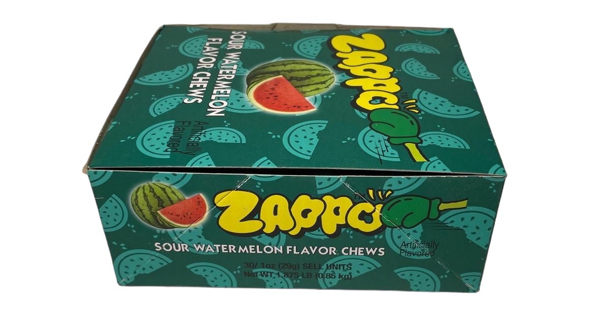 Zappo Sour Watermelon Chews