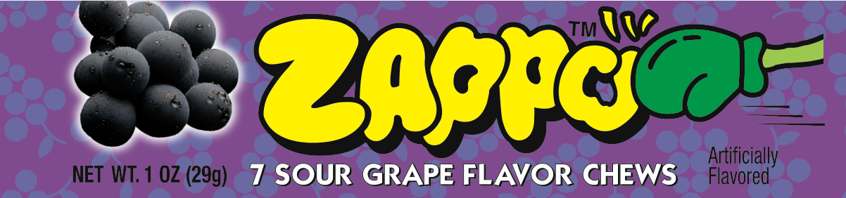 Zappo Sour Grape Chews