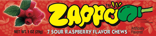 Zappo Sour Raspberry Chews