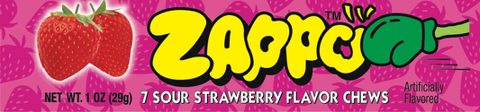 Zappo Sour Strawberry Chews